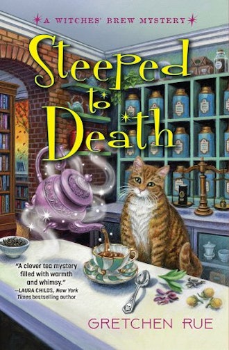 The cover of 'Steeped to Death.'