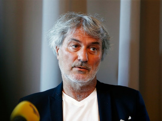 Italian surgeon Dr. Paolo Macchiarini (C) speaks during a press conference with as his Defence Attor...