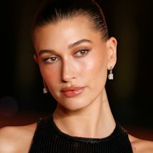 On Dec. 3, Hailey Bieber attended the 2023 Academy Museum Gala with a "black nail theory" manicure, ...