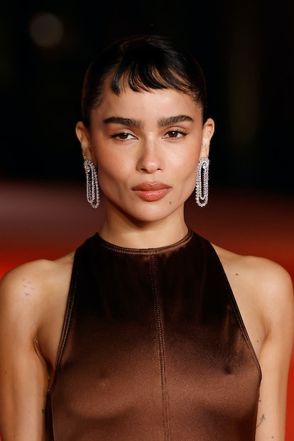 Zoë Kravitz attended the 3rd Annual Academy Museum Gala in 2023 with some Audrey Hepburn-inspired, s...