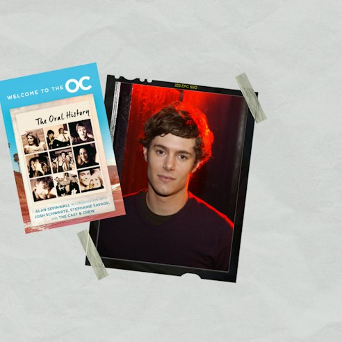 The cover of 'Welcome to The O.C.' with a photo of Adam Brody.