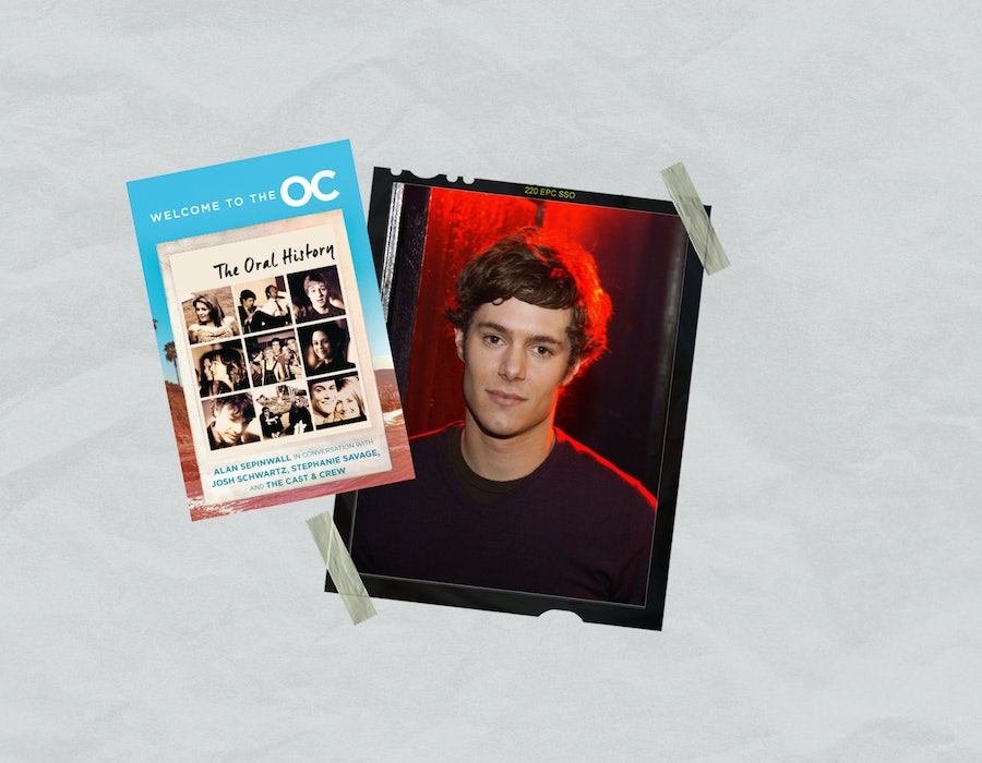 The cover of 'Welcome to The O.C.' with a photo of Adam Brody.