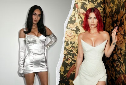 Megan Fox went from black hair, to copper, to a short red bob in 2023.