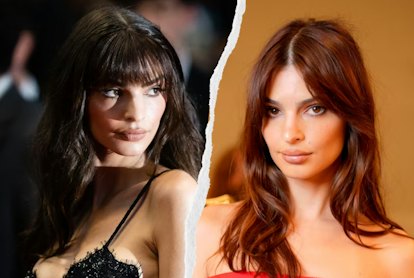 Emily Ratajkowski dyed her hair red in 2023.