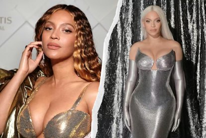 Beyonce went ice blonde at the end of 2023.